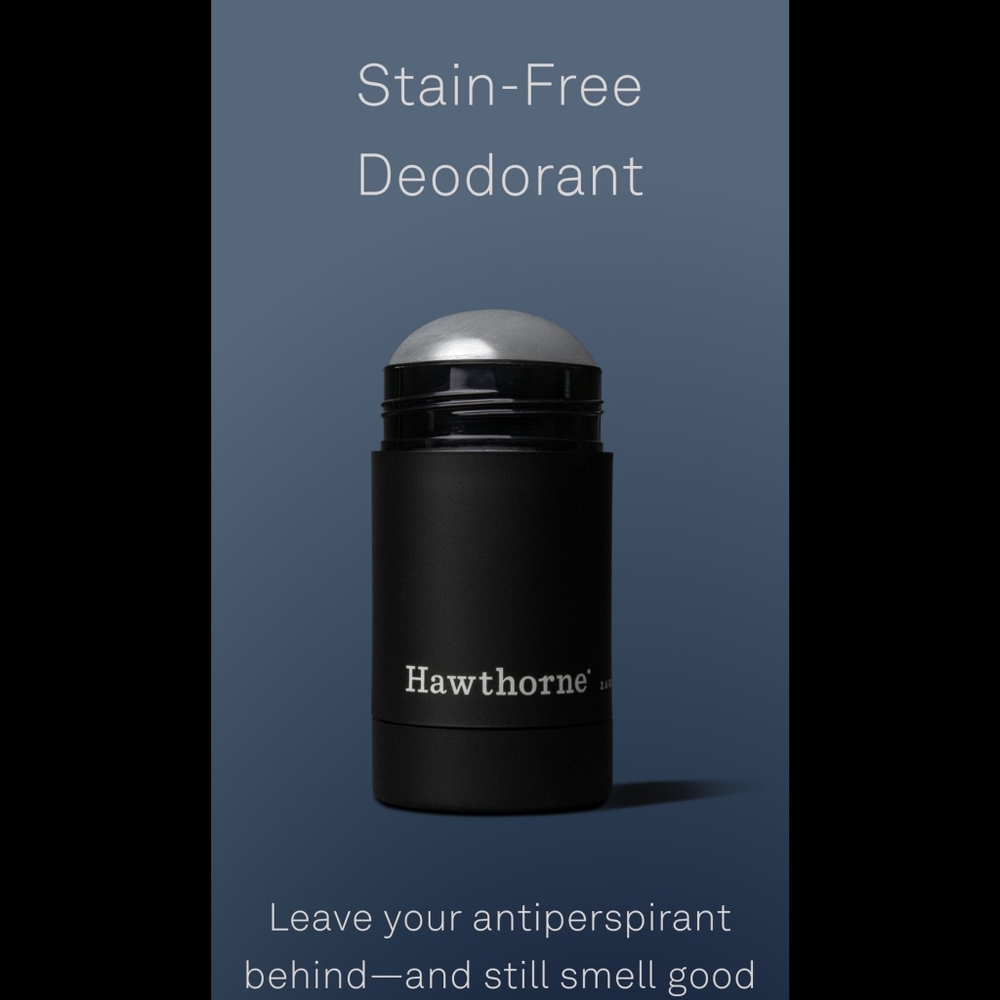 NWT Hawthorne Men's Natural Deodorant